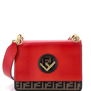Fendi Kan I F Shoulder Bag Leather With #237434F13B